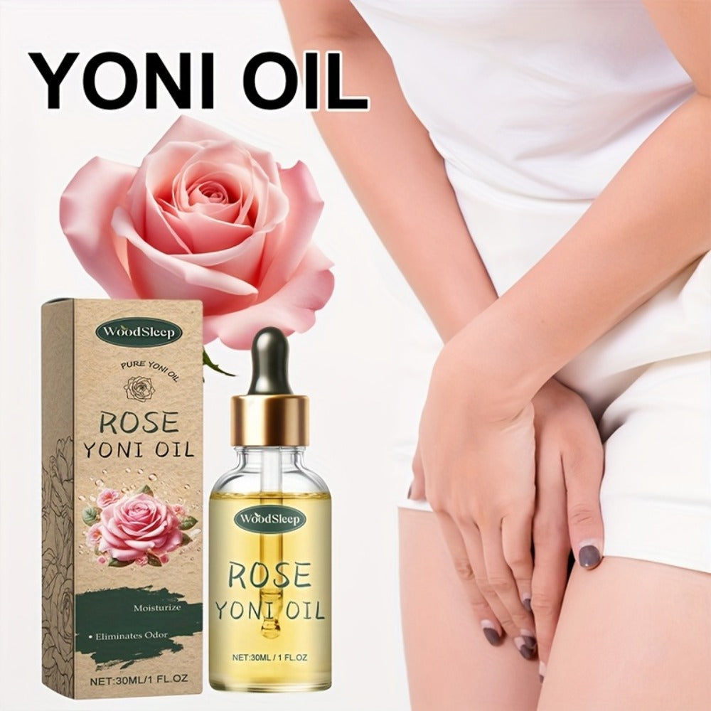 Feminine Care Oil with Rosehip Oil 30ml ¨C Gentle Intimate Care Oil Mild Non-Irritating Formula, Effectively Neutralizes Odor & Alleviates Discomfort, Daily Private Area Body Care Oil for Women, 1oz