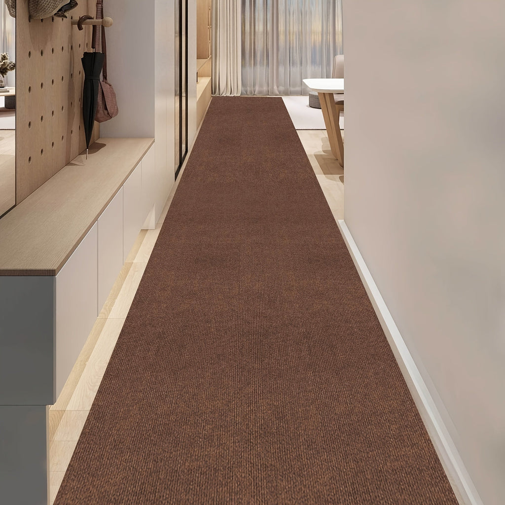 Striped Runner Rug Non-Slip Machine Washable ¨C 100% Polyester PVC Backing Indoor Outdoor Hallway Mat, Soundproof 0.2¡± Thick Carpet for Kitchen, Patio & Entryway ¨C 5 Colors, 4 Sizes