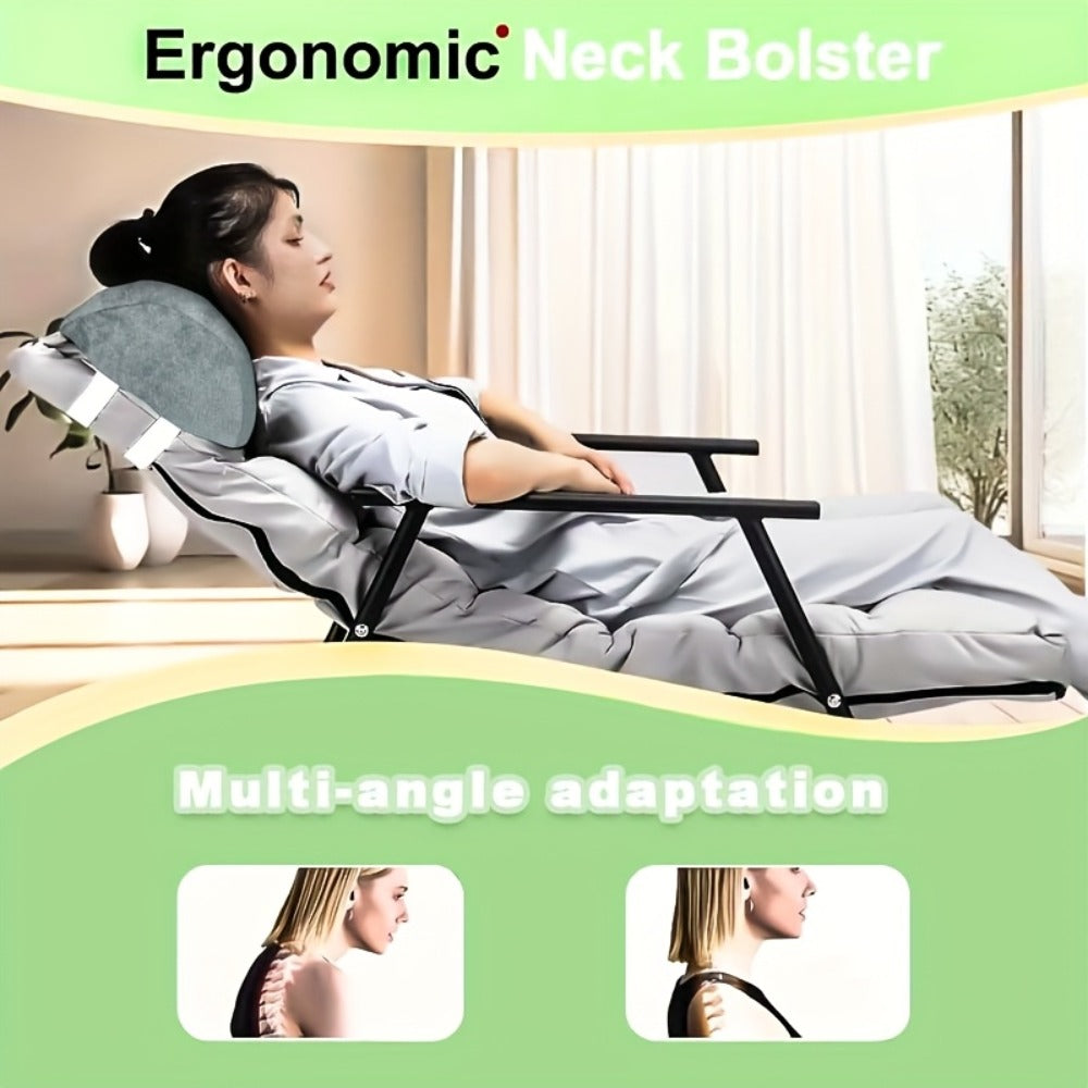 Memory Foam Lumbar Support Pillow Slow Rebound Half-Roll Multifunctional Leg Neck Back Support for Sleep Rest Recliner Elderly Bed Sofa Chair