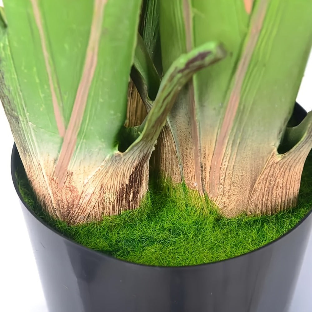 Artificial Bird of Paradise Plant Large Fake Indoor Tree - Realistic Faux Tropical Plant in Pot, Maintenance Free, 63 or 71 Inch Tall for Living Room, Office, Bedroom & Outdoor Home Decor