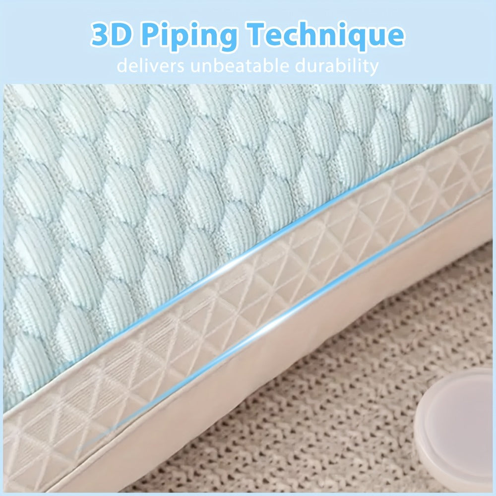 Cooling Bed Pillows 2-Pack ¨C Neck Support for Side, Back & Stomach Sleepers | Machine Washable | Soft Polyester Fill | Perfect for Bed, Sofa & Dorm