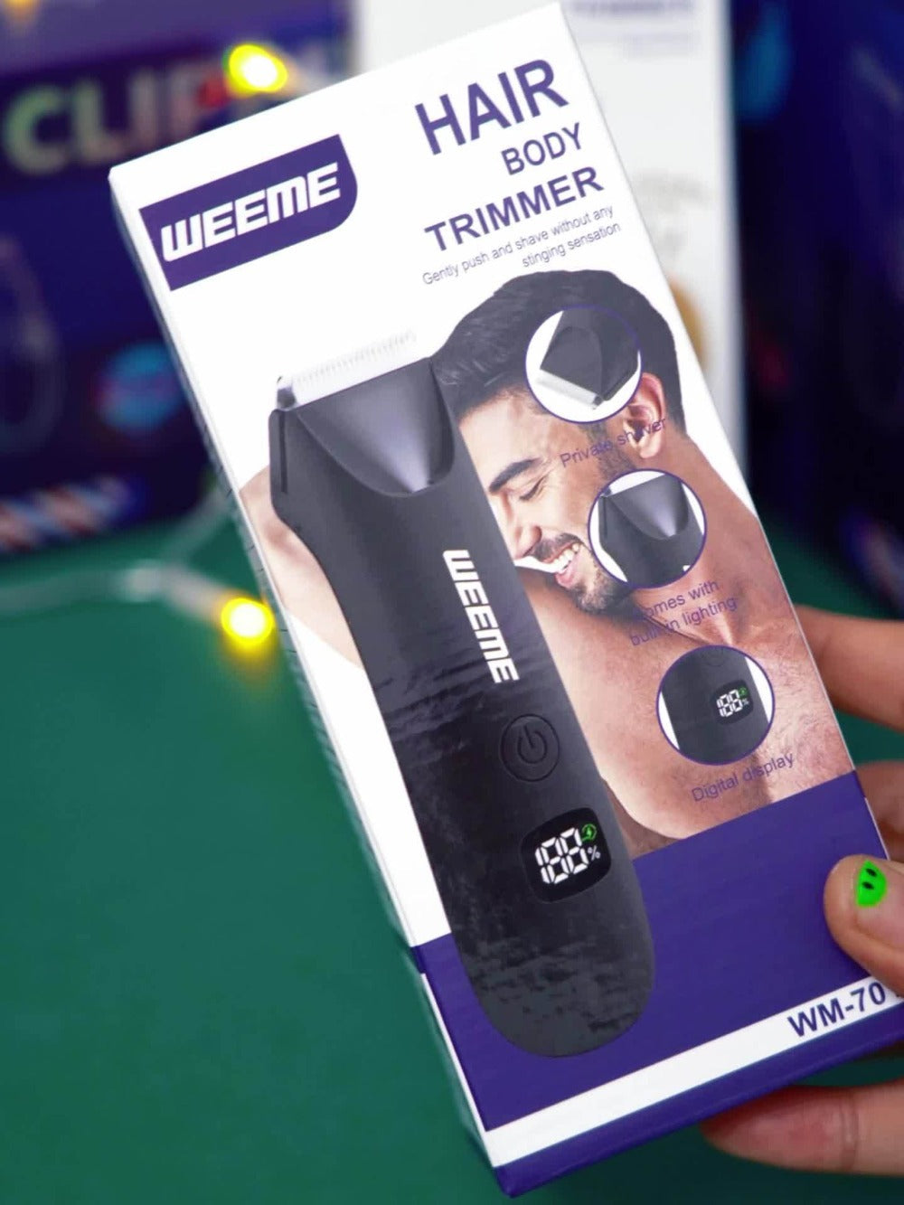 Body Hair Trimmer for Men & Women ¨C Professional Electric Bikini Trimmer, Multi-Functional Hair Removal Device for Shaving & Grooming, Christmas Gift Set