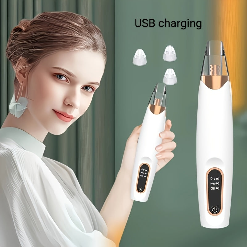 Blackhead Remover & Facial Steamer Combo - Pore Cleansing Home Spa Beauty Device for Dry Skin, Nose & Face Care, Unisex Skin Care Tool - Basic, Deluxe & Flagship Models, Great Gift Idea