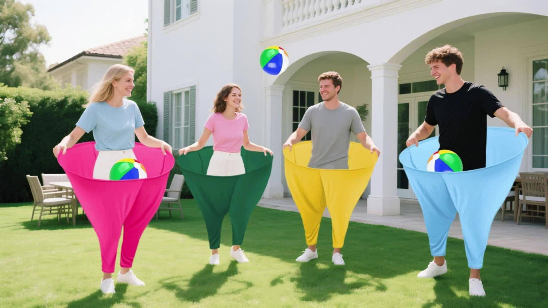 Granny Pants Yard Game 2pcs | Giant Outdoor Tossing Game Set for Adults & Family | Fun Lawn Games for Backyard, Family Reunion, BBQ & Group Party Activities