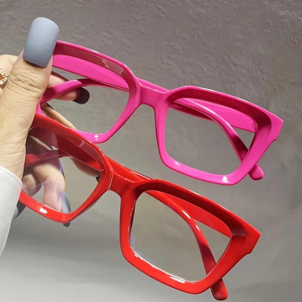 5pcs Candy Color Square Anti-Blue Light Glasses ¨C Unisex Party Eyewear for Women & Men