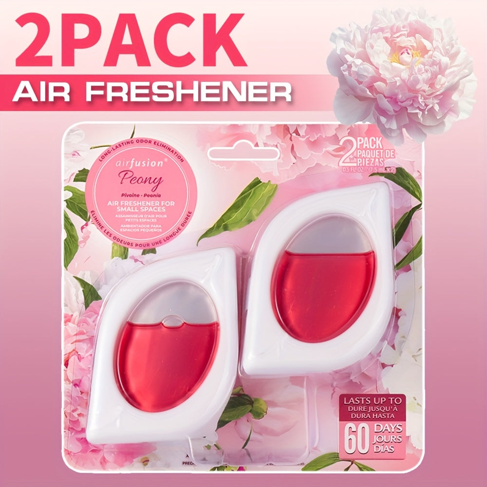 Air Freshener Odor Eliminator for Home Closet Bathroom Pets Small Space 0.25oz Up to 30 Days 6 Scents Eucalyptus Lavender Hawaiian Peach Black Ice Linens Sky 2 6 or 12 Pack