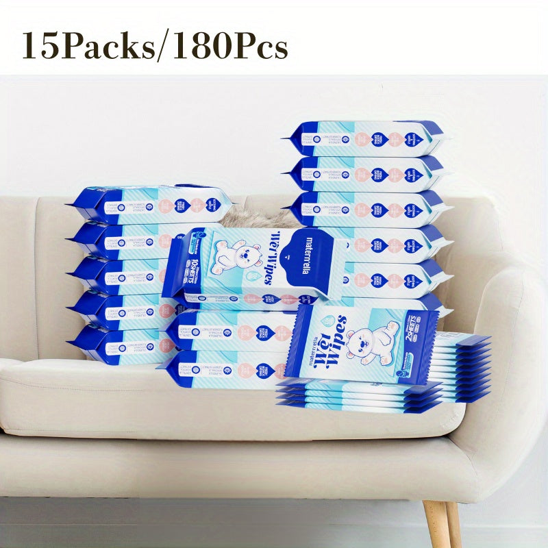 Flushable Wet Wipes with Probiotics ¨C Plant-Based Fibers, Fragrance Free, Sewer Safe, Soft & Thick Disposable Butt Wipes for Adults, Incontinence & Personal Care (1/3/5/6/8/9/15 Packs)