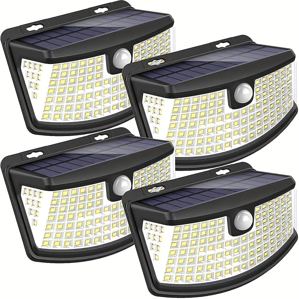 Solar Step Lights Outdoor 120 LED Motion Sensor ¨C 270¡ã Wide Angle IP65 Waterproof Wall Light with 3 Modes | 18-Hour Solar Powered Stair Light for Pathway, Fence, Garage & Deck | 4/6/8 Pack