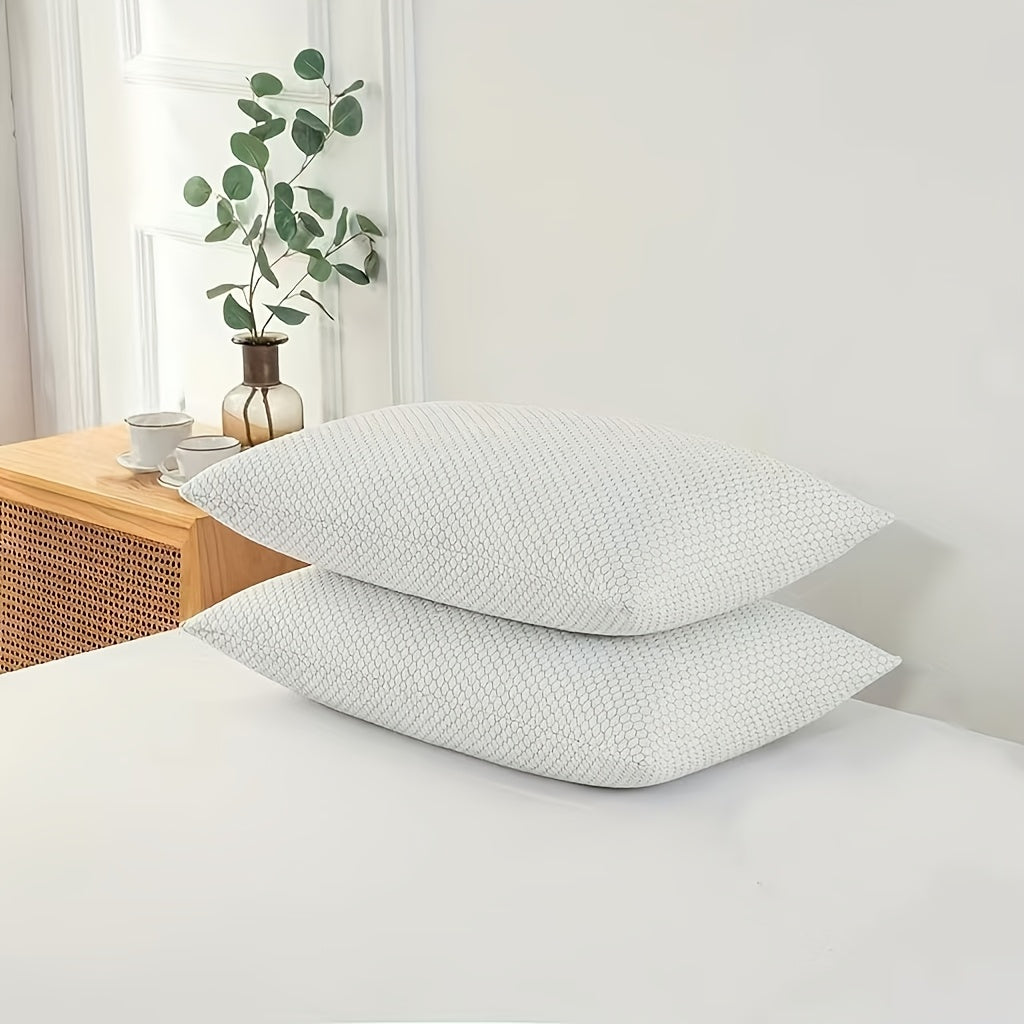 Hotel Luxury Bed Pillows for Sleeping ¨C Down Alternative Gusseted Pillow Set, Supportive & Breathable for Side Back Stomach Sleepers, Standard Queen King Size, Pack of 2 or 4