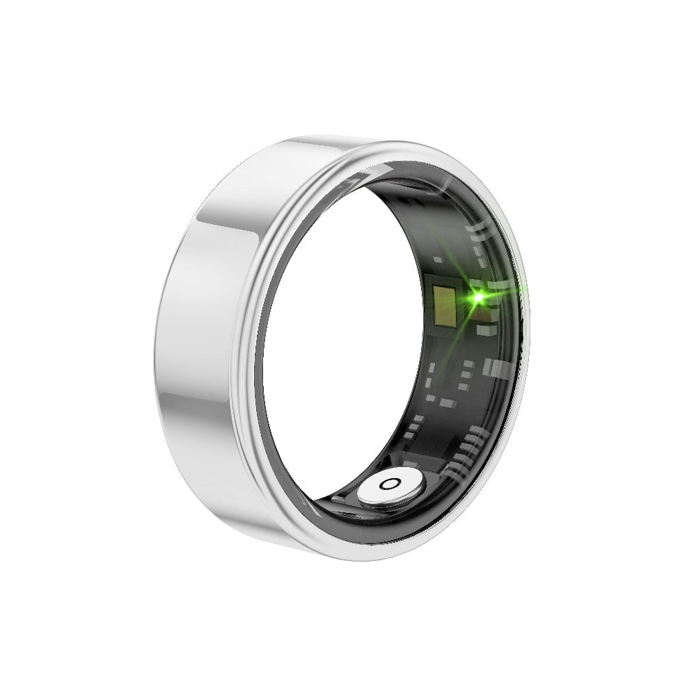 Health Monitoring Smart Ring for Women & Men ¨C Fitness Activity Tracker with Sleep, Calories, Steps, HRV & Menstrual Cycle, Bluetooth 5.3, IP68 Waterproof, iOS & Android