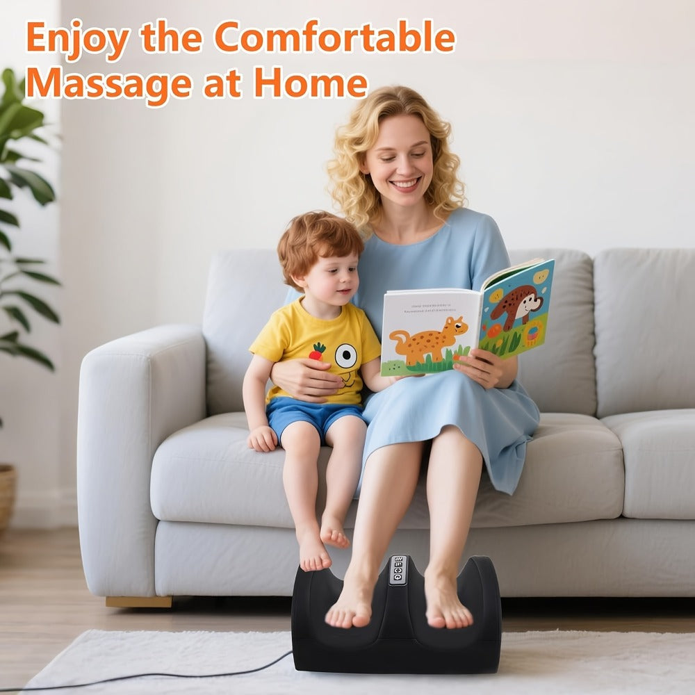 Foot Massager with Heat Compression Air Pressure for Athletes Blood Circulation Muscle Relaxation Electric Foot Massage Machine Father's Day Mother's Day Gift