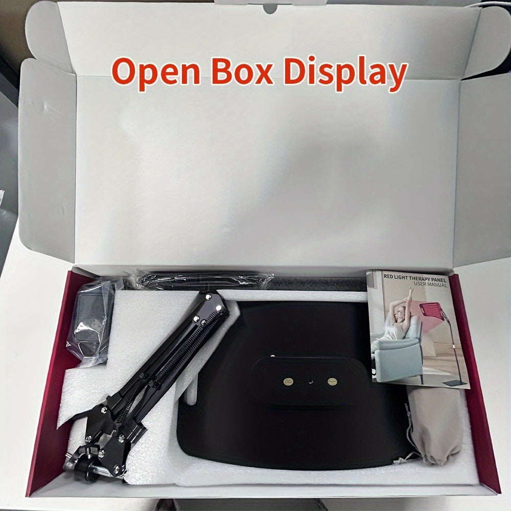 Red Light Therapy Lamp 660nm & 850nm Near Infrared Light Therapy Device with Stand LED Panel for Face Body Skin Rejuvenation Pain Relief Muscle Recovery