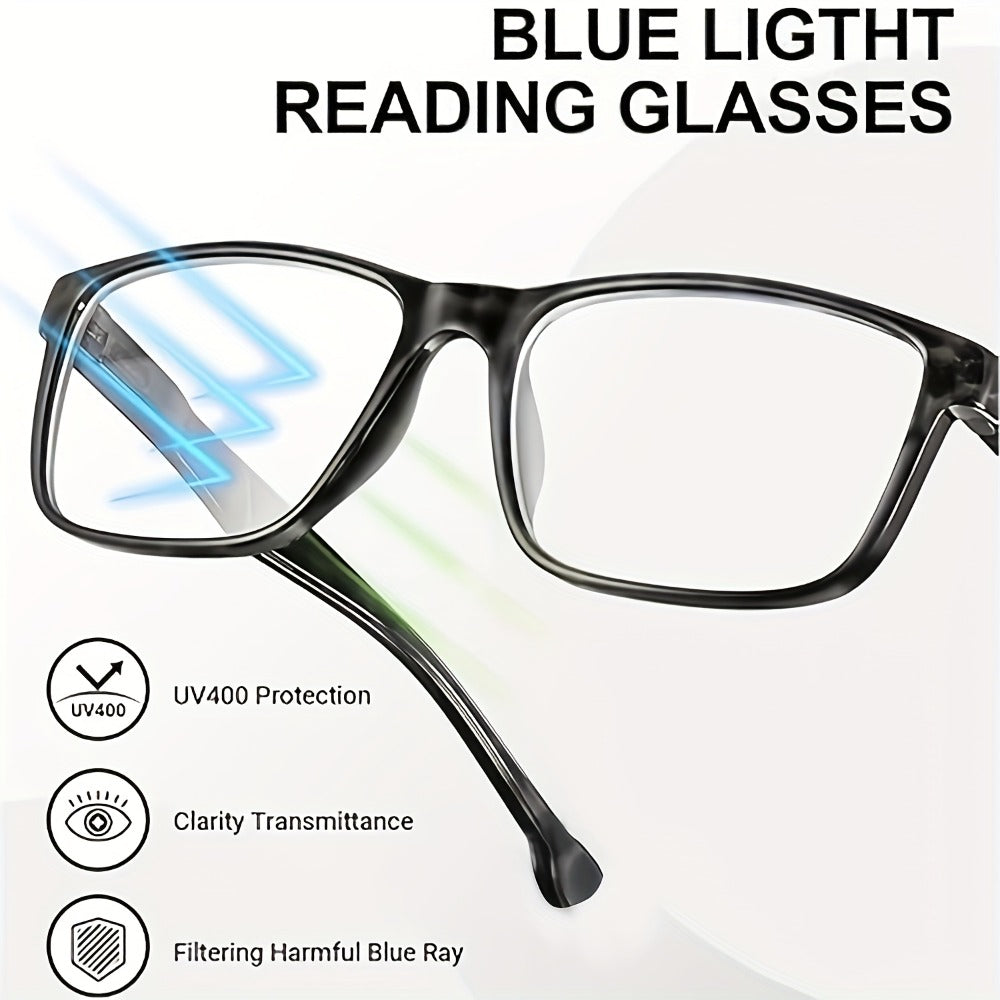 Blue Light Blocking Reading Glasses 12 Pack Bulk Set ¨C Stylish Unisex Readers with Anti-Glare Lenses, Lightweight Frames, Multiple Magnification Strengths for Men and Women