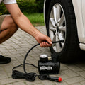 12V Car Tire Inflator Pump 300PSI, Portable Air Compressor for Car Truck Motorcycle Bike Tires, No Battery Needed, Metal Body Compact Design, Digital Pressure Gauge, Emergency Tire Pump for Sports Balls