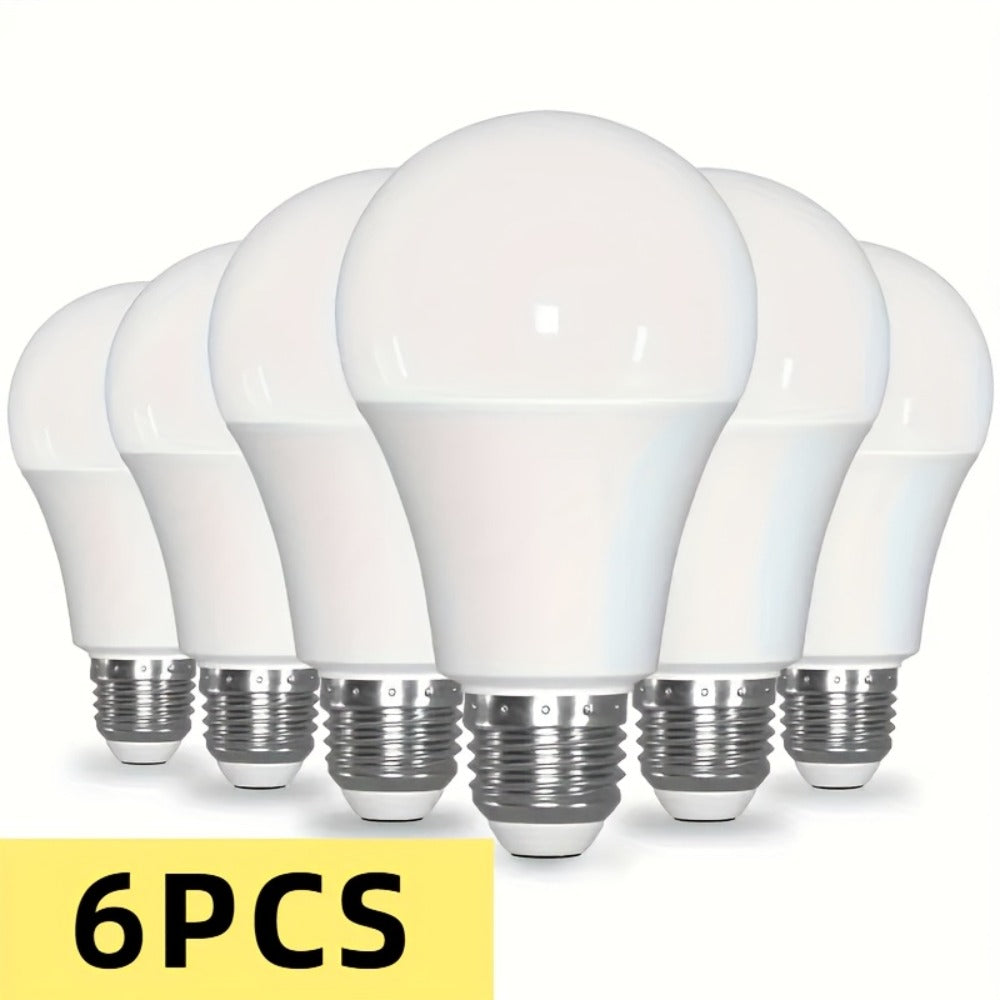 A19 LED Light Bulb 14W 1100 Lumens 4500K Daylight White 85+ CRI Non-Dimmable ¨C E26 Base No Flicker High Brightness Bulb for Home Bedroom Office Kitchen Living Room Lamp, 6 Pack
