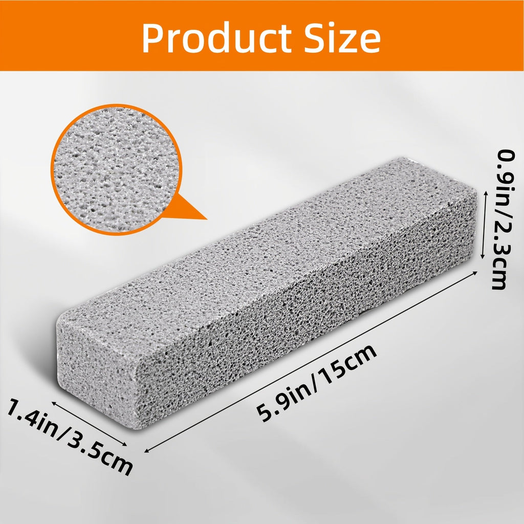 Pumice Stone Cleaning Sticks 25pcs Heavy Duty Scouring Stick for Toilet Bowl Bath Kitchen Pool Tile Grout Hard Water Stain Remover Household Cleaning Supplies