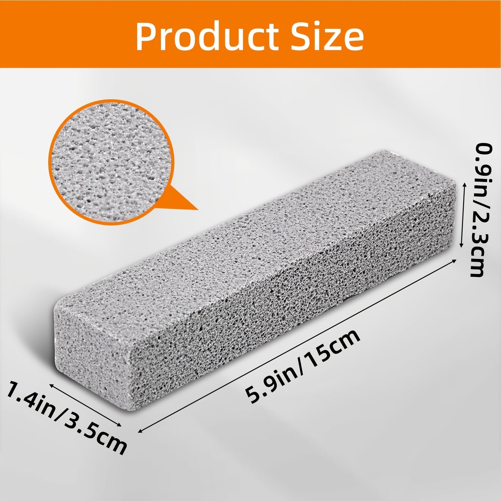 Pumice Stone Cleaning Sticks 25pcs Heavy Duty Scouring Stick for Toilet Bowl Bath Kitchen Pool Tile Grout Hard Water Stain Remover Household Cleaning Supplies