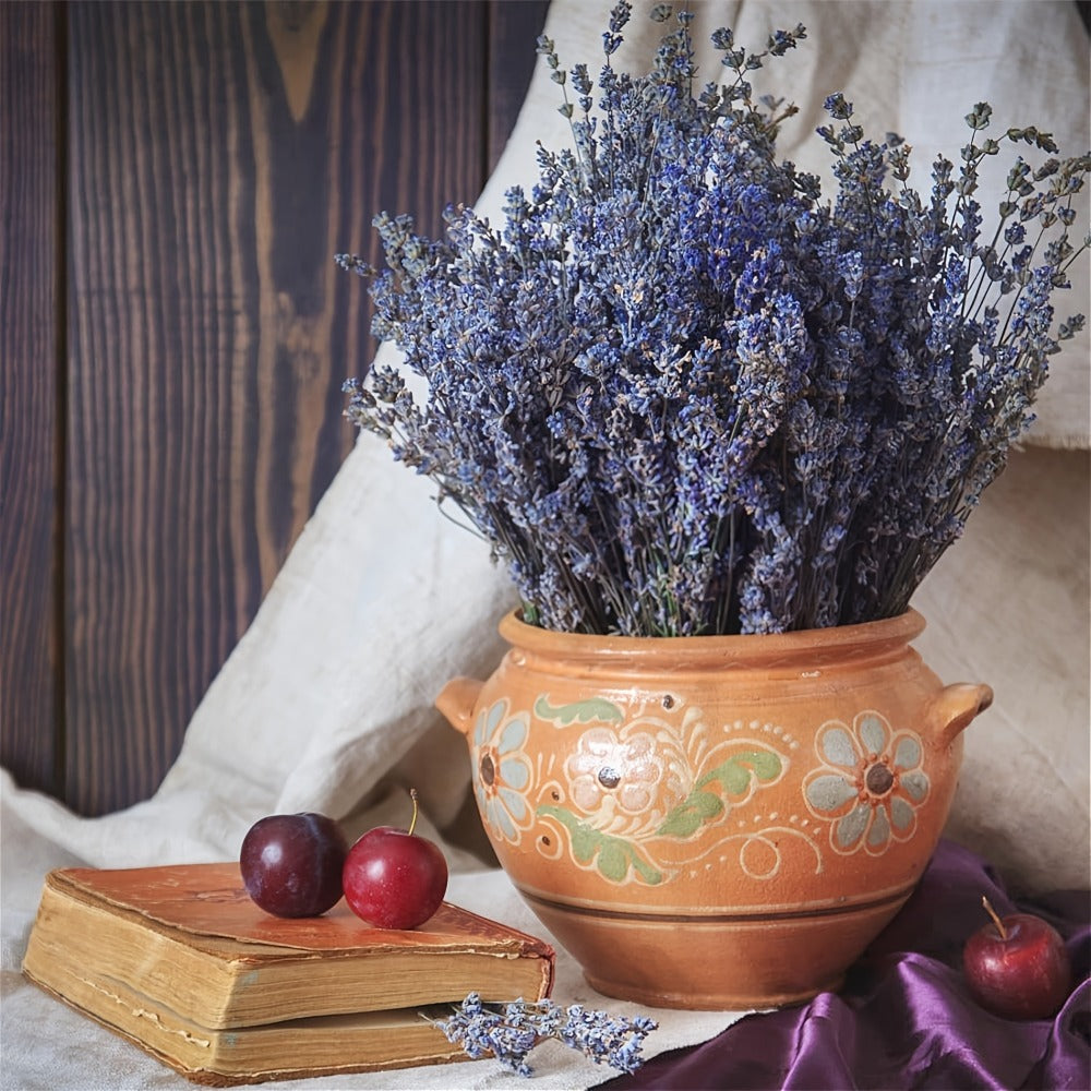 Dried Lavender Bundles 2 Pack, 210 Stems 17-Inch Natural Dried Lavender Flowers for Home Decor, Shower, Wedding Crafts, Fragrance, Photo Props & Floral Arrangements