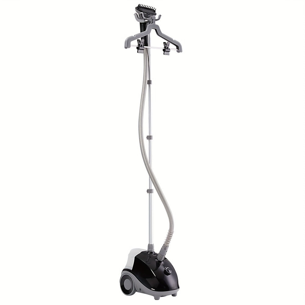 Garment Steamer Hanging Iron Machine 1500W, Vertical Steam Iron with 1.8L Large Water Tank, 60 Min Continuous Steam, 45s Fast Heat-Up, Roll Wheels, Adjustable Handheld Steamer for Clothes Home Commercial