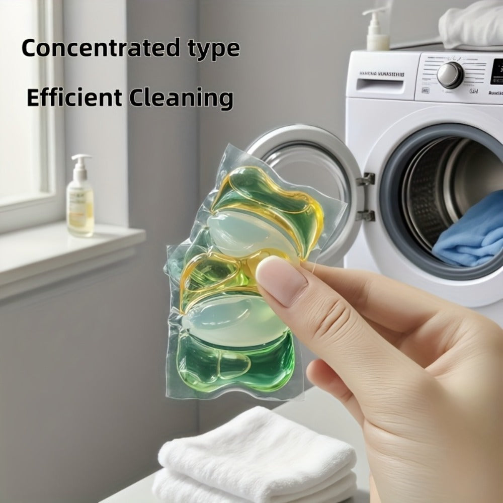 Floral Perfume Laundry Pods 3-in-1 Concentrated Detergent Pods Long-Lasting Fragrance Efficient Stain Removal 0.35oz Each for Clothes Fabric Care 30 60 Count