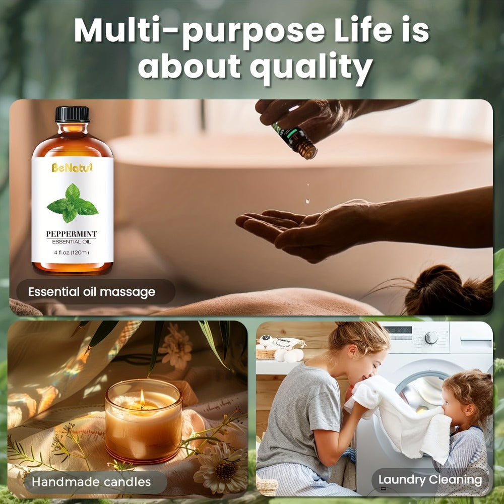 Carrier Oil & Essential Oil 4oz Argan Jojoba Rosehip Vitamin E Rosemary Lemongrass Vanilla Cinnamon for Massage Body Oil Diffuser Soap Candle Hair Skin Care