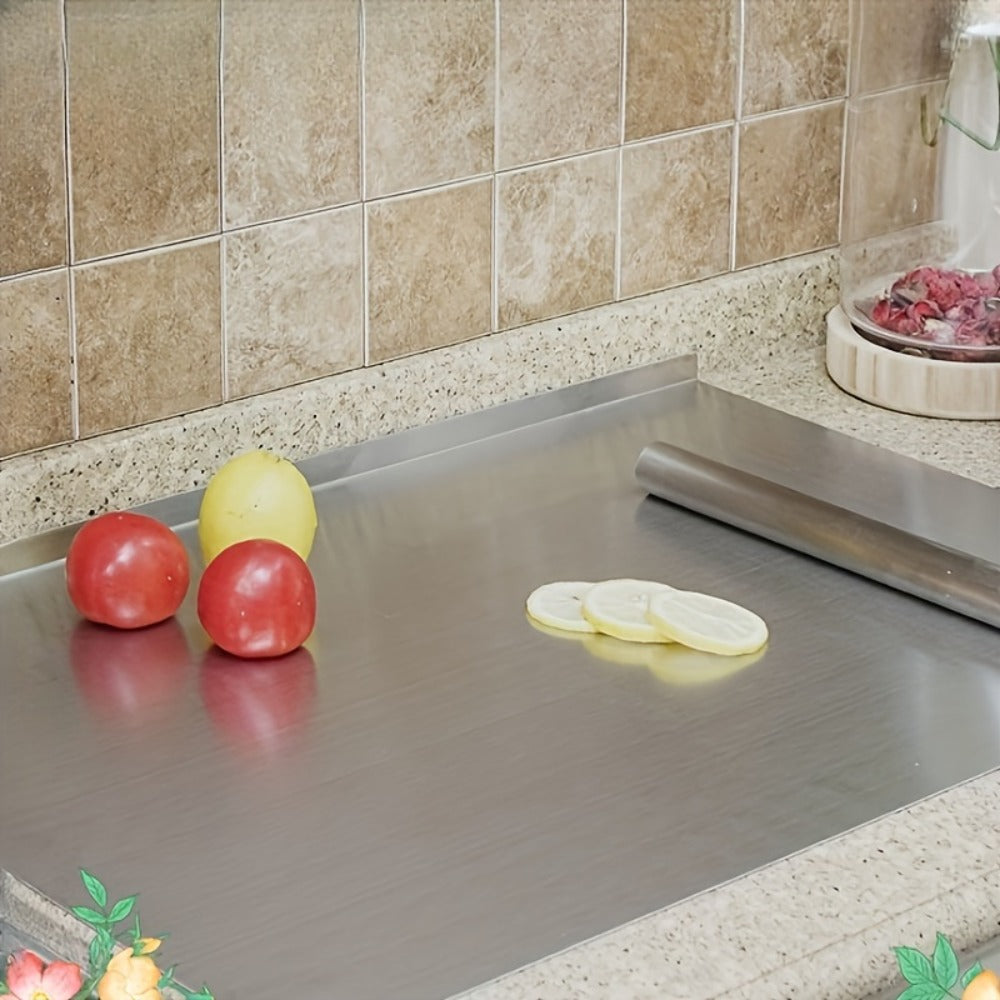 Extra Large Stainless Steel Cutting Board ¨C Multi-Use Kitchen Chopping Board, Easy to Clean & Store, Multiple Sizes