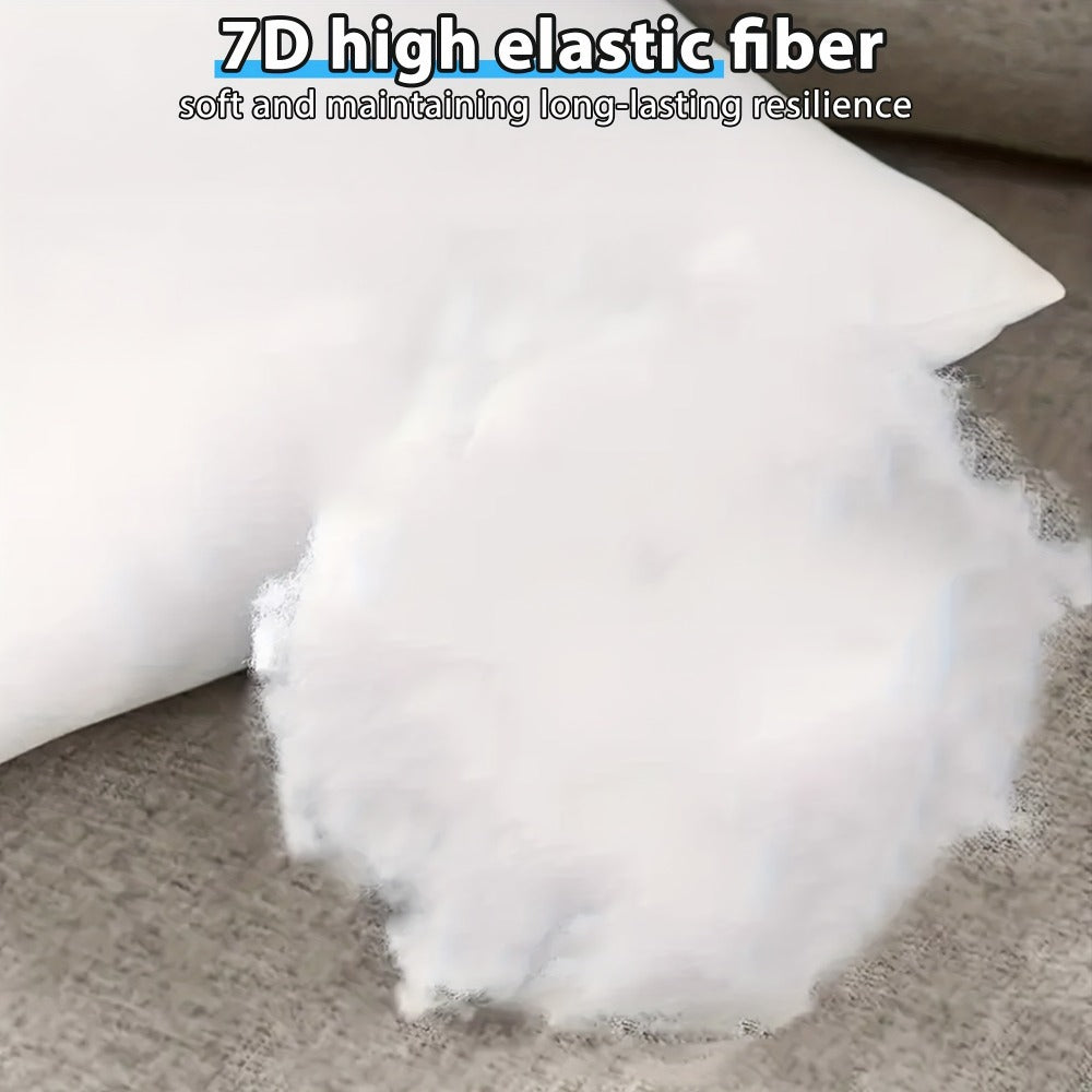 Throw Pillow Inserts 4 Pack Fluffy Square Pillow Stuffers with Zipper Plump White Cushion Inserts for Sofa Couch Bed Decorative Pillow Filler Machine Washable Multiple Sizes 14 16 18 20 22 Inch