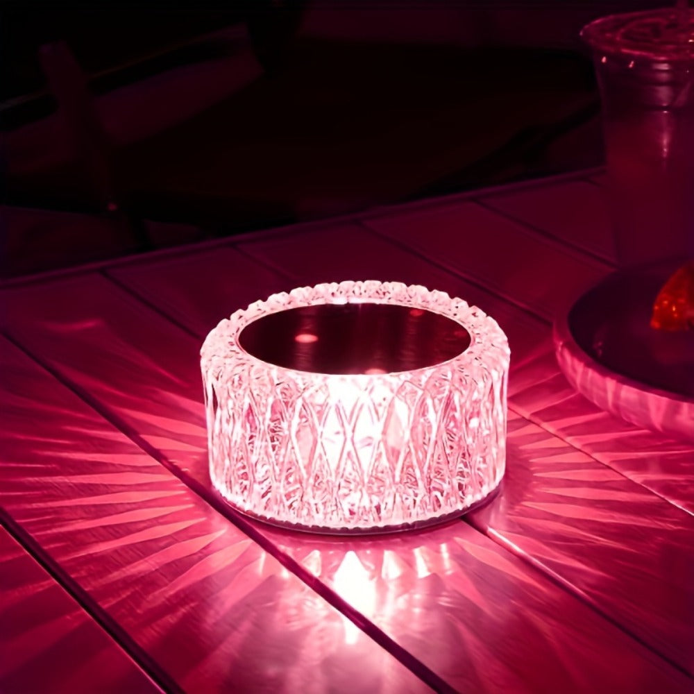 Touch Night Light 16 Color Rechargeable LED ¨C 3-Level Brightness Portable Bedside Lamp with USB Charging for Bedroom, Restaurant, Camping & Home Decor