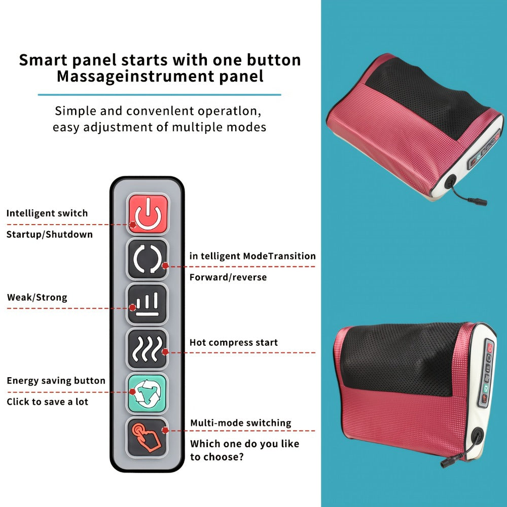 Electric Massager for Neck, Shoulder, Back & Foot ¨C Deep Tissue Kneading Point Massage, Cordless Handheld Body Massager, Relaxation Gift for Women Men Mom Dad, Multiple Modes & Intensities