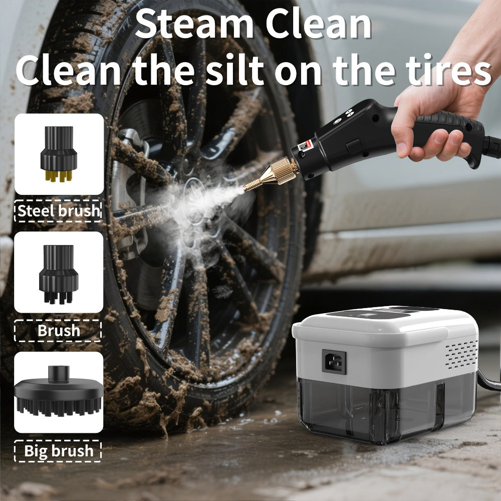 Portable Steam Cleaner High-Temperature High-Pressure Handheld Steamer for Home, Carpet, Tile & Grout Cleaning ¨C 9-Speed Adjustable, 3 Models: Basic, Upgraded & Smart