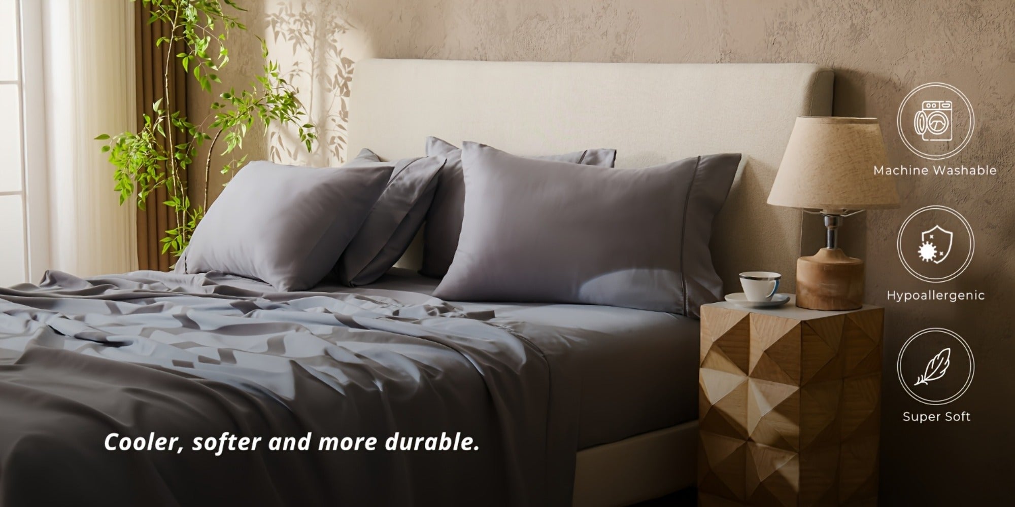 Bed Sheet Set Soft Breathable Cooling Microfiber Fitted & Flat Sheets with Deep Pockets ¨C Wrinkle Free Hotel Luxury Bedding in Multiple Colors & Sizes