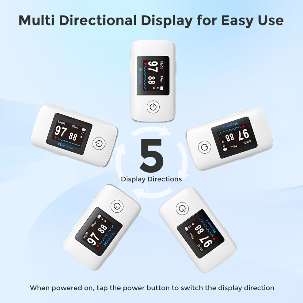 Blood Pressure Monitor Wrist Cuff with Oximeter Fingertip ¨C Digital BP Machine Home Use, 120 Memory, Portable Case & Battery Included, Fully Automatic Hypertension Tracker