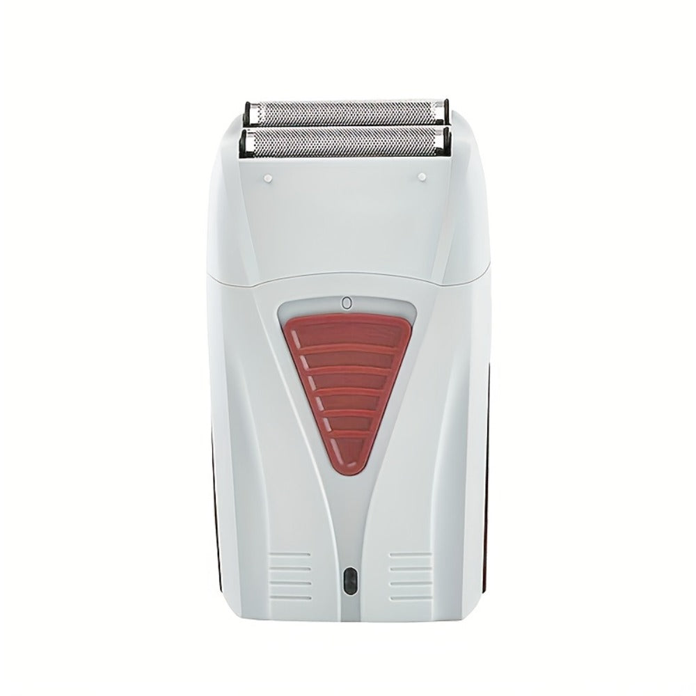 Electric Shaver for Men USB Rechargeable Portable Dual Head Razor Stainless Steel Blades 60 Min Runtime Beard Grooming Travel Shaver