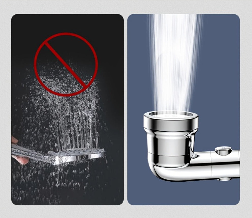 Faucet Extender Pull-Out Retractable Showerhead for Washbasin - Hot & Cold Compatible Hair Washing Sink Sprayer, Basin Extension Attachment for Bathroom Sink, 1-Speed & 3-Speed Options