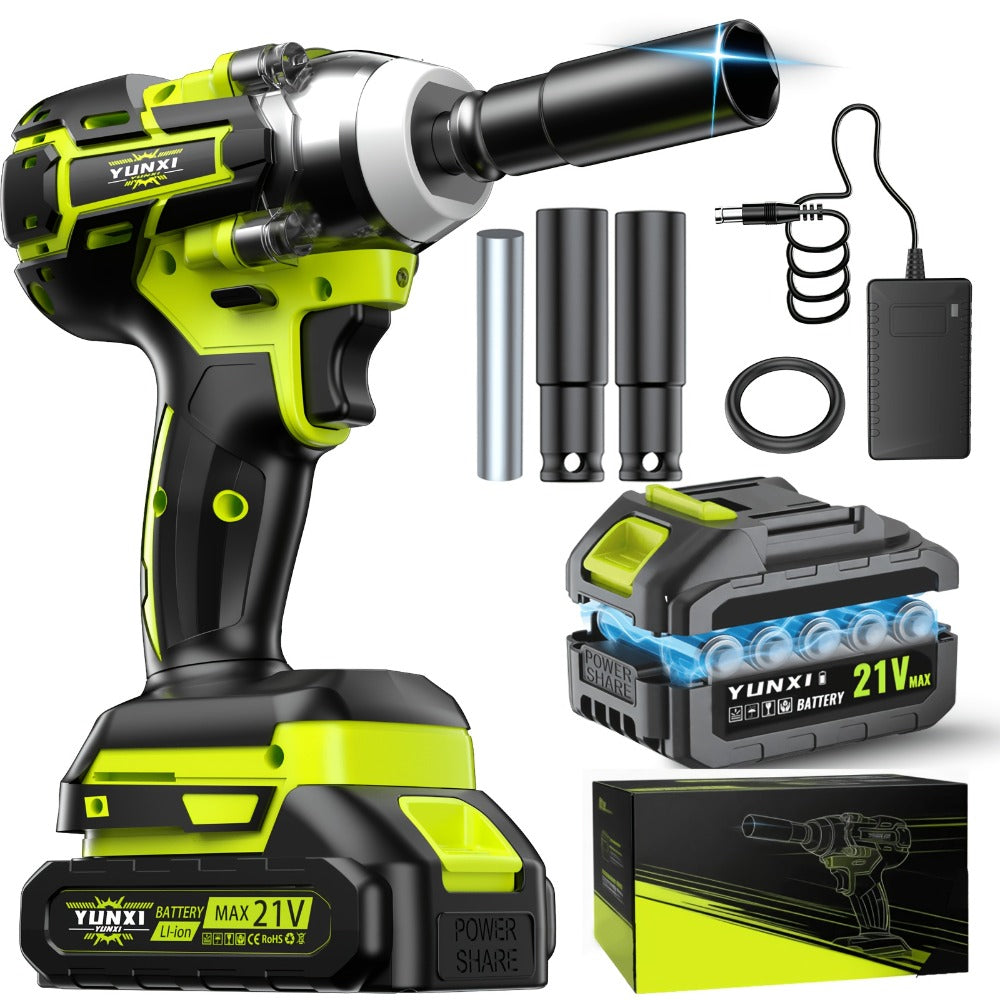 Cordless Impact Wrench Brushless Motor 3-in-1 High Torque ¨C Rechargeable Battery, Lightweight Design, Variable Speed, for Car Repair, Auto Mechanic, Construction, Workshop & Household Maintenance ¨C Multiple Battery & Accessory Configurations