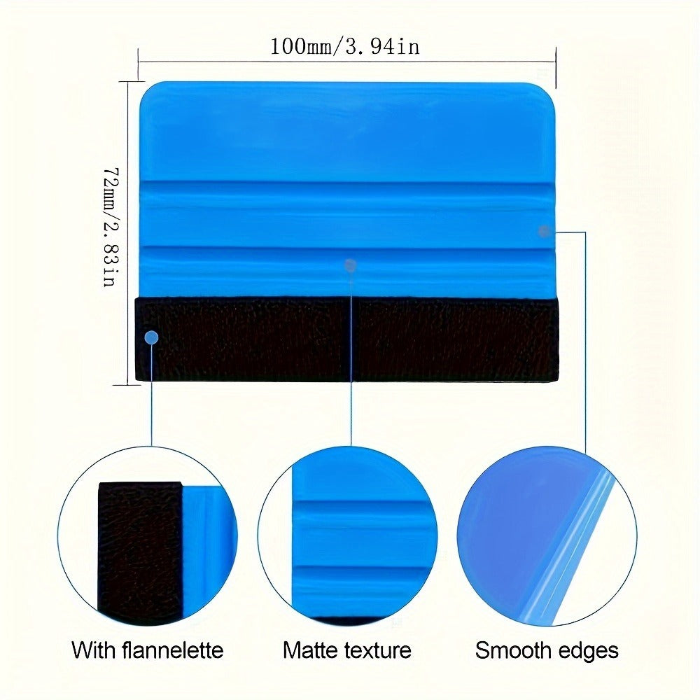 Car Window Tint Film Tool Kit 19/31pcs, Auto Window Film Installation Set with Squeegee Scraper, Plastic & Cowhide Scraper, Water Removal Tools for Car Wrap, Color Change & Transparent Film Application