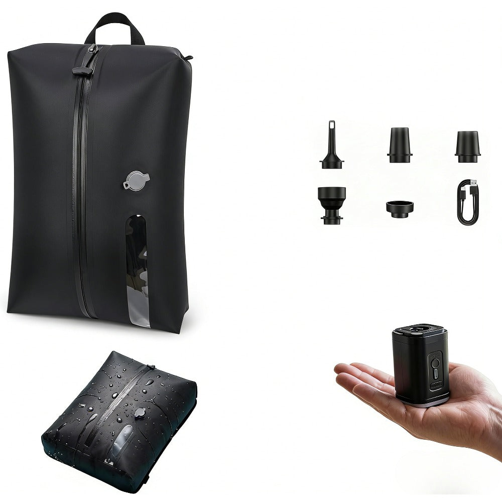 Vacuum Storage Bags with Electric Pump - Space Saving Travel Compression Bags for Luggage, Clothes & Bedding, Reusable Airtight Organizer