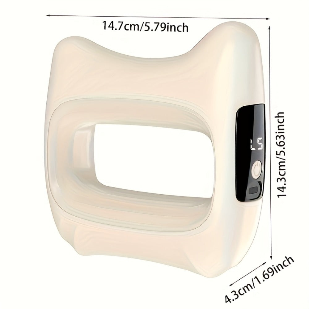 Dual Motor Electric Fascia Ring with Massage Belt ¨C 8 High-Frequency Vibration Modes, Type-C Rechargeable Large Battery, Ergonomic Grip, Upgraded Vibration Massager for Full Body Muscle Relief