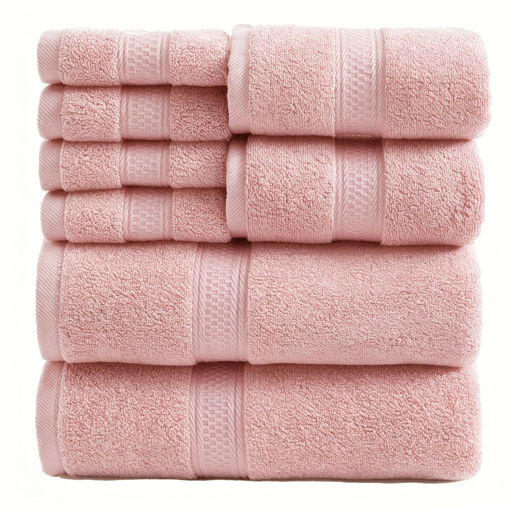 Luxury Soft Towel Set 8 or 16 Piece - Thickened Quick Dry Skin Friendly High Absorbency Bath Towels Hand Towels Washcloths | 13+ Colors | Home Hotel Travel Fitness Spa Gift Set