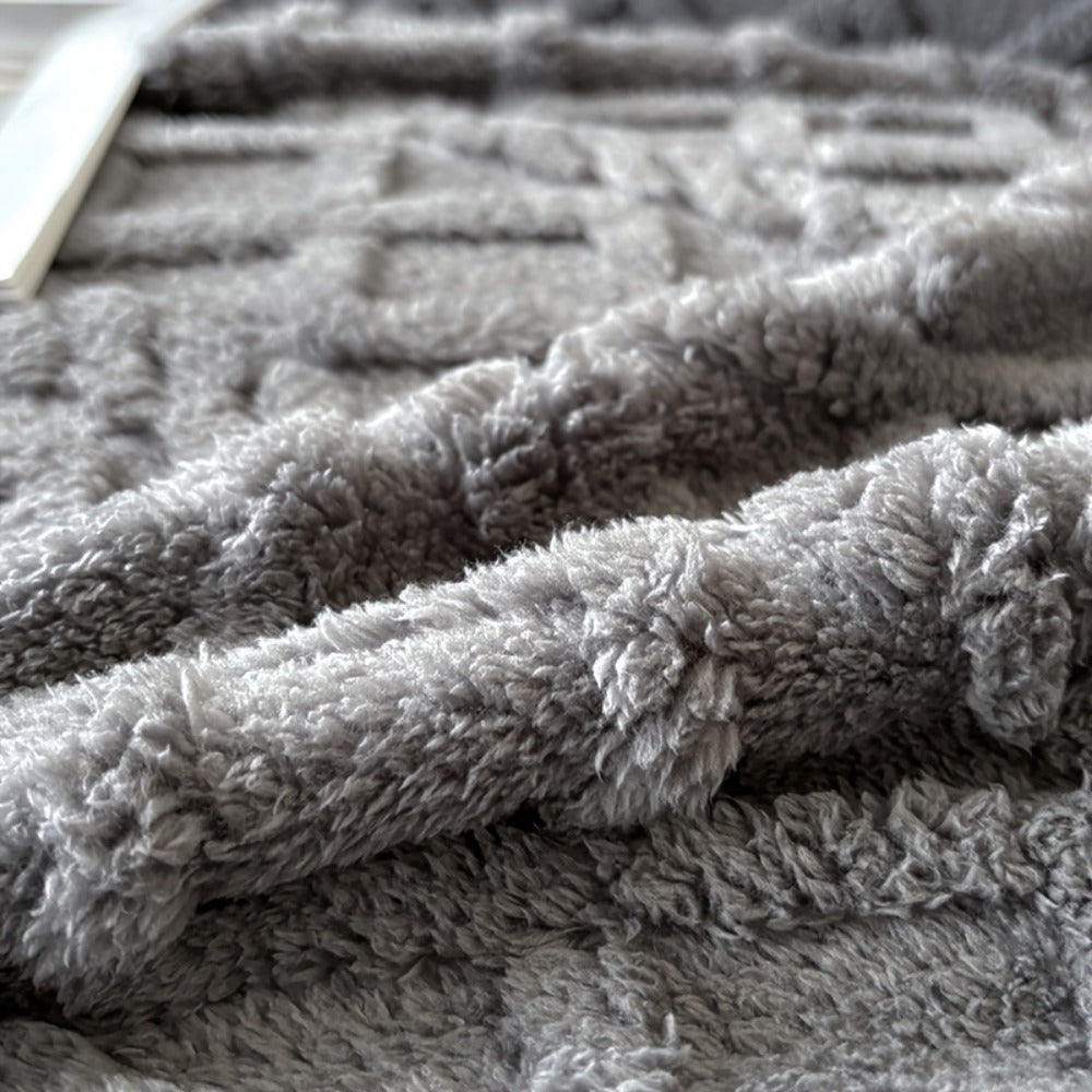 Velvet Sofa Cover Bohemian Jacquard Slipcover Soft Polyester Non-Slip Washable Pet Friendly Fits 3 4 Seater Sofa Couch for Living Room Bedroom - Green Blue Coffee Brown Dark Gray Beige