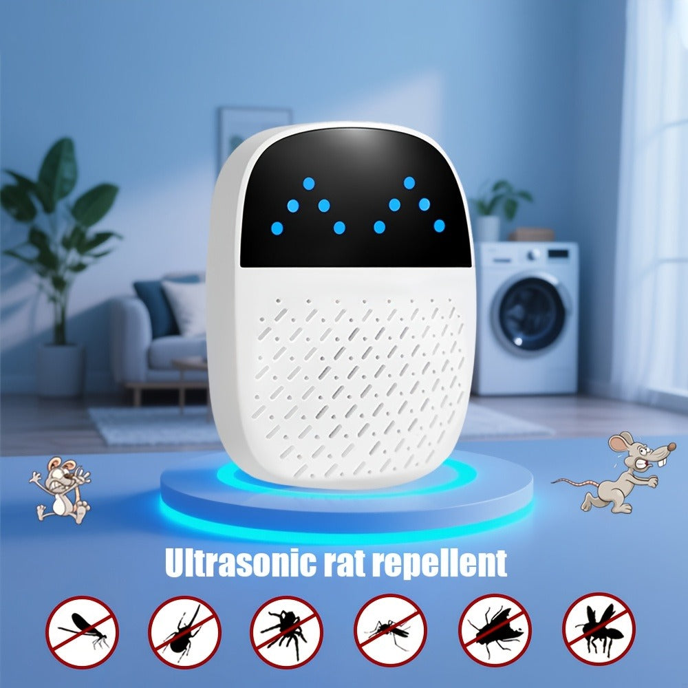Ultrasonic Pest Repeller 4 Pack - Dual-Mode Indoor Plug-In Repellent for Mice, Spiders, Ants, Flies, Roaches | Wide Coverage for Home, Apartment & Dormitory