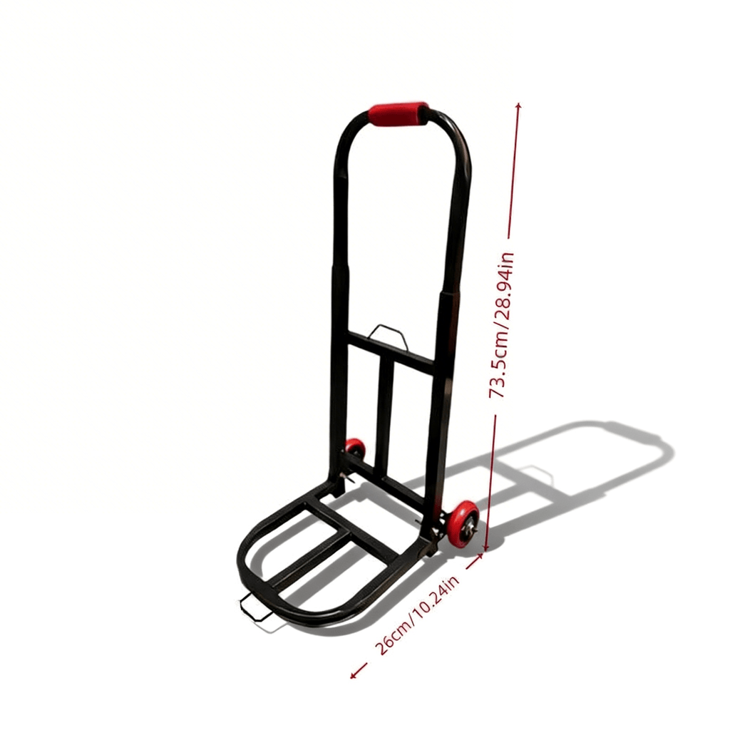Folding Hand Truck Stair Climbing Wheels Heavy Duty 220 450 680 LBS Capacity Compact Collapsible Handcart Dolly for Home Warehouse Grocery Moving Office Material Handling