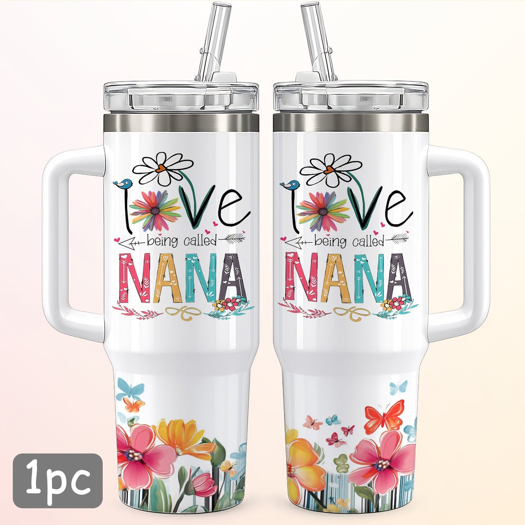 Stainless Steel Insulated Tumbler with Lid and Straw | 16oz & 40oz | Keeps Cold 24H Hot 12H | Travel Water Bottle for Car Home Office
