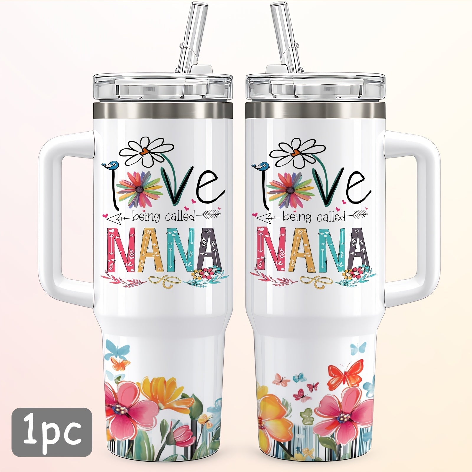 Stainless Steel Insulated Tumbler with Lid and Straw | 16oz & 40oz | Keeps Cold 24H Hot 12H | Travel Water Bottle for Car Home Office