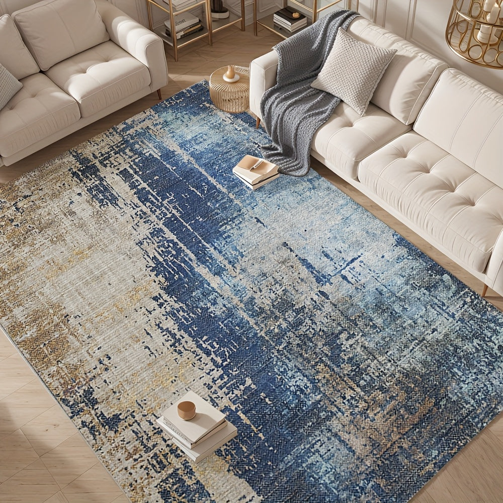Vintage Persian Area Rug Machine Washable Non-Slip Non-Shedding Floral Indoor Carpet for Living Room Bedroom in Multiple Colors and Sizes