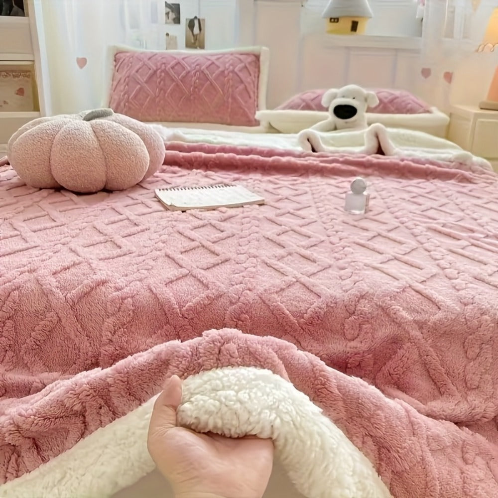 Taffeta Blanket Double-Sided ¨C Silky Soft All-Season Sleep Blanket for Bed & Air Conditioning, Machine Washable, 5 Colors, 3 Sizes