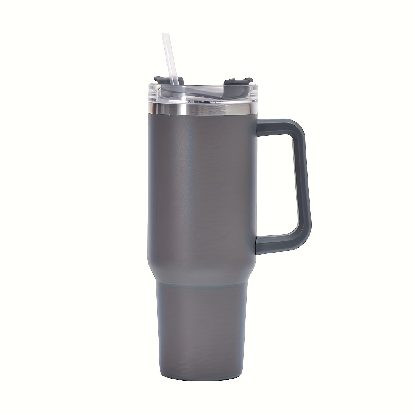 Water Bottle 40oz Stainless Steel with Lid and Straw - Leak Proof Insulated Cold Water Cup for Outdoor Sports Gym Hiking and Travel, Large Capacity Reusable Drink Bottle for Men and Women, Available in 6 Colors
