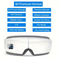 Eye Massager 4D Kneading Vibration Hot Compress Bluetooth Music Massage ¨C Rechargeable Portable Eye Relax Device for Stress Relief