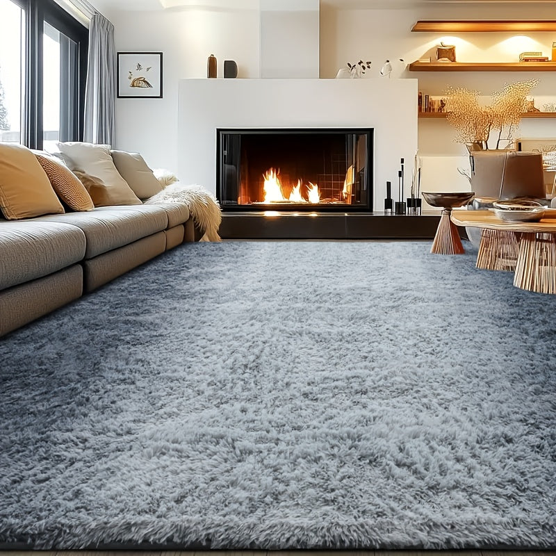 Fluffy Shag Area Rug 8x10 Feet ¨C Ultra Soft Plush Non-Slip Large Living Room Rug, Fuzzy Bedroom Carpet for Teen Dorm, Study Room & Home Decor ¨C Multiple Colors