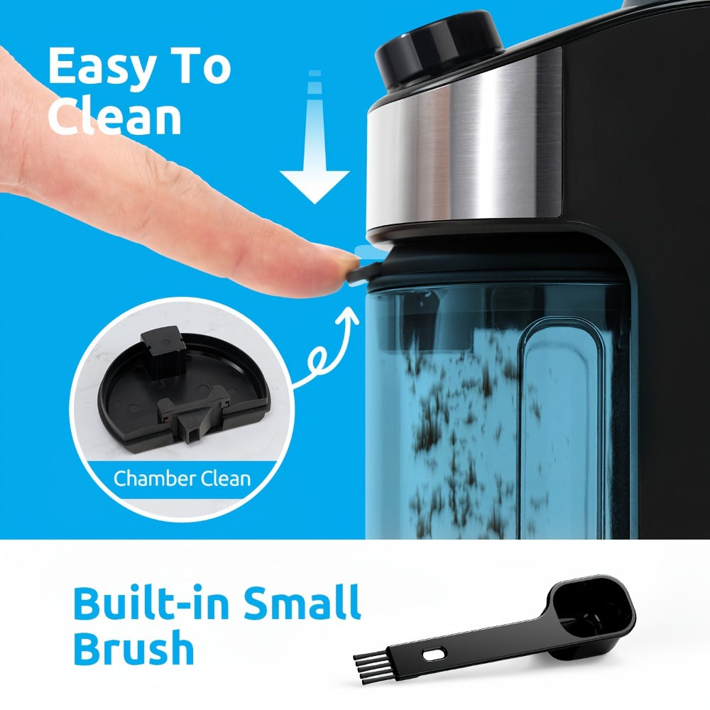 Burr Coffee Grinder Electric ¨C Automatic Coffee Bean Grinder with 40-Second Digital Timer, 25 Precise Grind Settings, Adjustable Burr Mill for Espresso, Drip, French Press & Pour Over ¨C Black